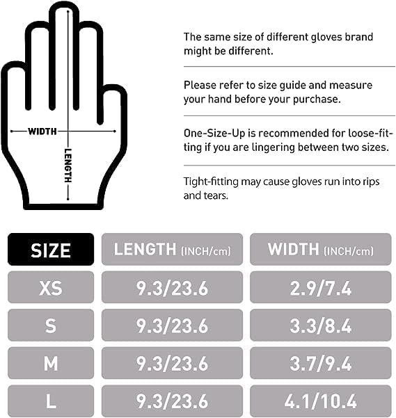 OKIAAS Black/Pink Vinyl Disposable Gloves Latex Free, Food Grade, 5 mil, Cooking, Cleaning, Hair Dye, 50/100/200/1000 Count