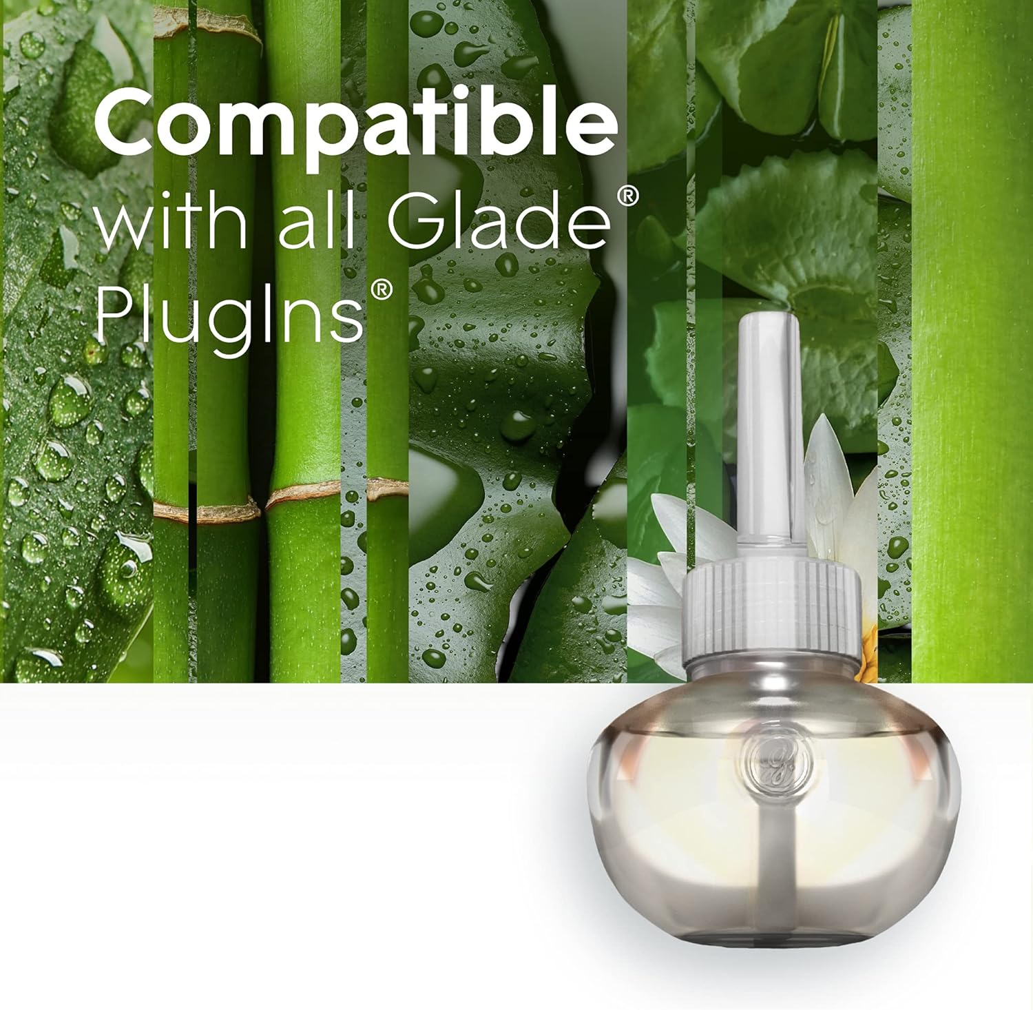 Glade PlugIns Refills Air Freshener, Scented and Essential Oils for Home and Bathroom, Apple Cinnamon, 3.35 Fl Oz, 5 Count