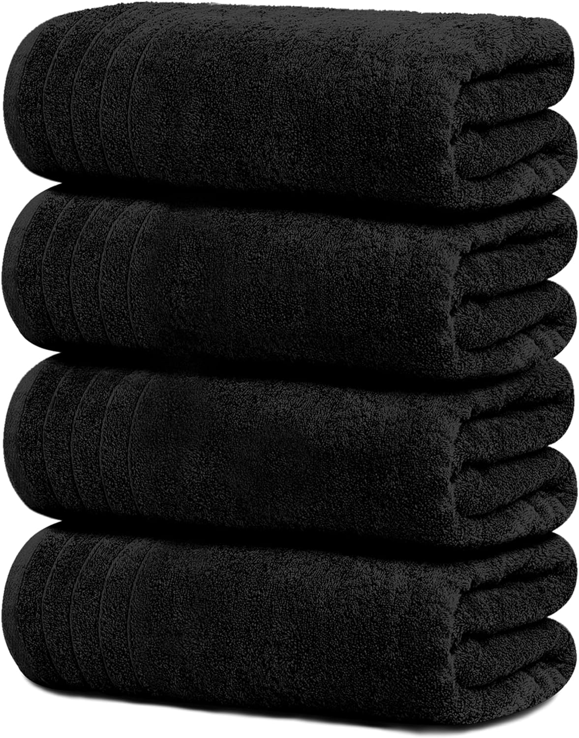 Tens Towels Extra Large Bath Towels 30 x 60 Inches, 100% Cotton, Larger & Lighter, Quicker to Dry, Lighter Weight, Super Soft and Absorbent, Perfect Bathroom Towels