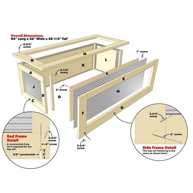 💝 Buy 3 Only $19.99 🔥Cedar Raised Garden Bed