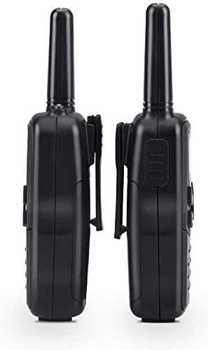 Walkie Talkies, MOICO Long Range Walkie Talkies for Adults with 22 FRS Channels, Family Walkie Talkie with LED Flashlight VOX LCD Display for Hiking Camping Trip (Orange 2 Pack)