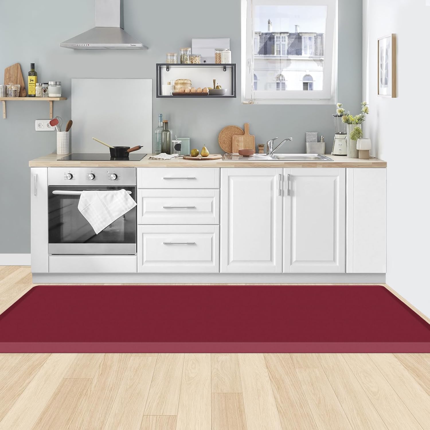 KitchenClouds Kitchen Mat Cushioned Anti Fatigue Rug 17.3