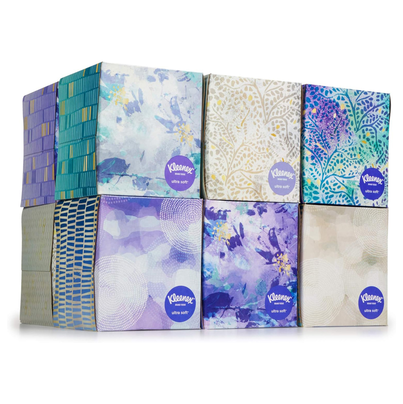 Kleenex Ultra Facial Tissue, 85 Count (Pack of 12)
