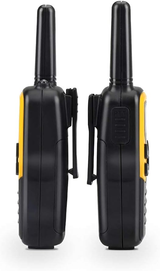 Walkie Talkies, MOICO Long Range Walkie Talkies for Adults with 22 FRS Channels, Family Walkie Talkie with LED Flashlight VOX LCD Display for Hiking Camping Trip (Orange 2 Pack)