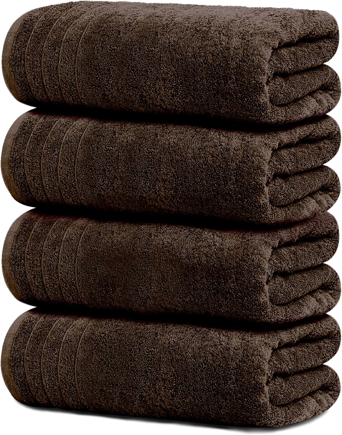 Tens Towels Extra Large Bath Towels 30 x 60 Inches, 100% Cotton, Larger & Lighter, Quicker to Dry, Lighter Weight, Super Soft and Absorbent, Perfect Bathroom Towels