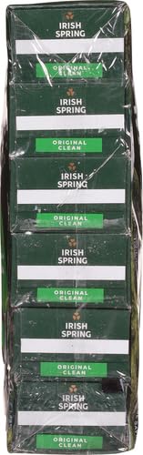 Irish Spring Bar Soap for Men, Original Clean, Smell Fresh and Clean for 12 Hours, Men Soap Bars for Washing Hands and Body, Mild for Skin, Recyclable Carton, 3.7 Ounce - 3 Count (Pack of 8)