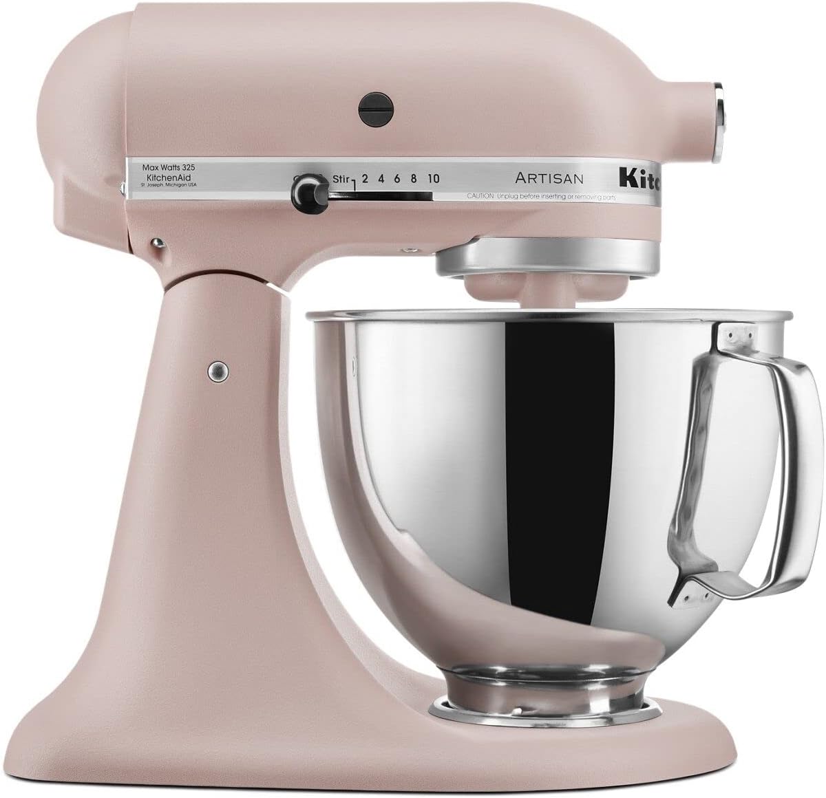 KitchenAid Artisan Series 5 Quart Tilt Head Stand Mixer with Pouring Shield KSM150PS, Removable bowl, Aqua Sky