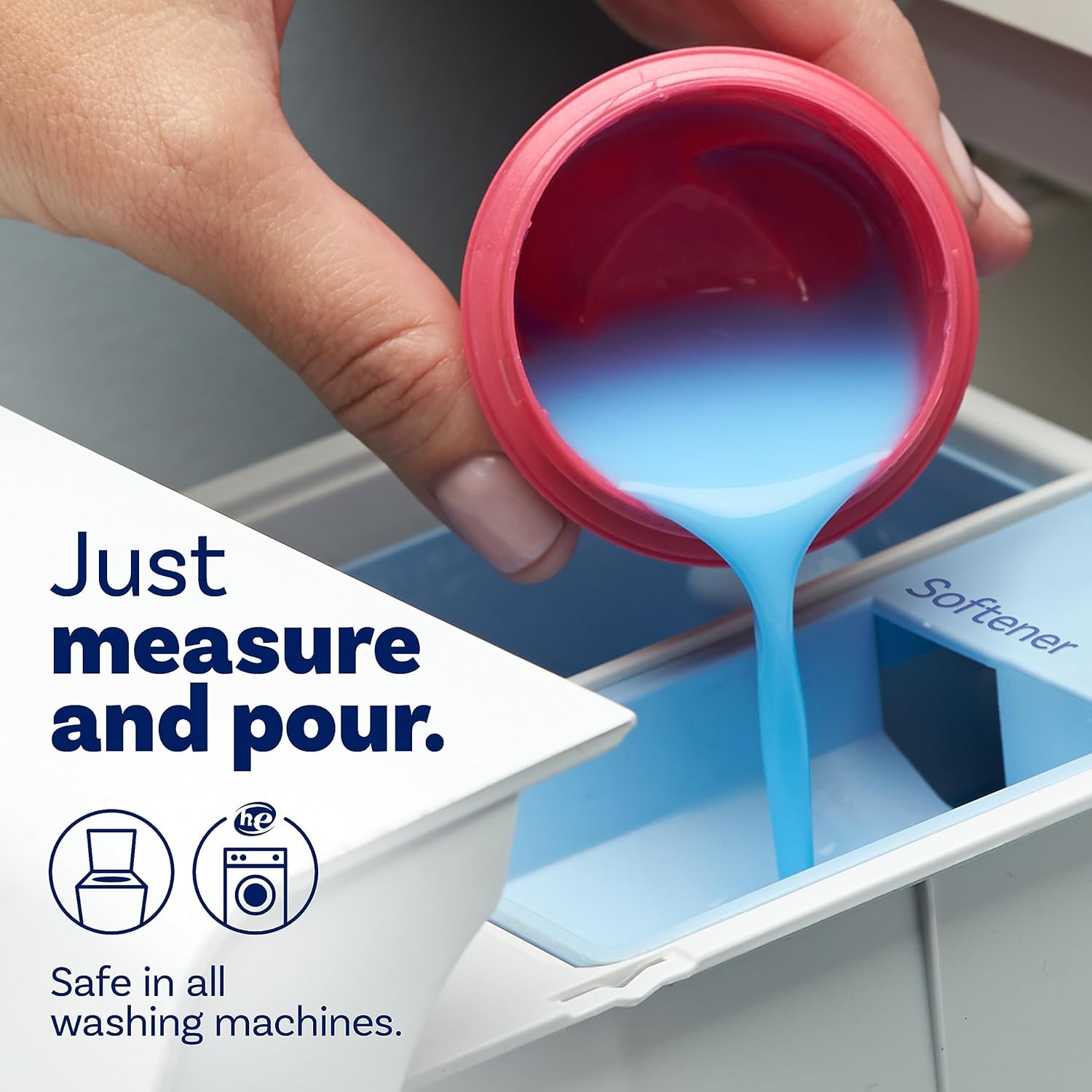 Downy Fabric Softener Liquid, Cool Cotton Scent, 140 fl oz, 190 Loads