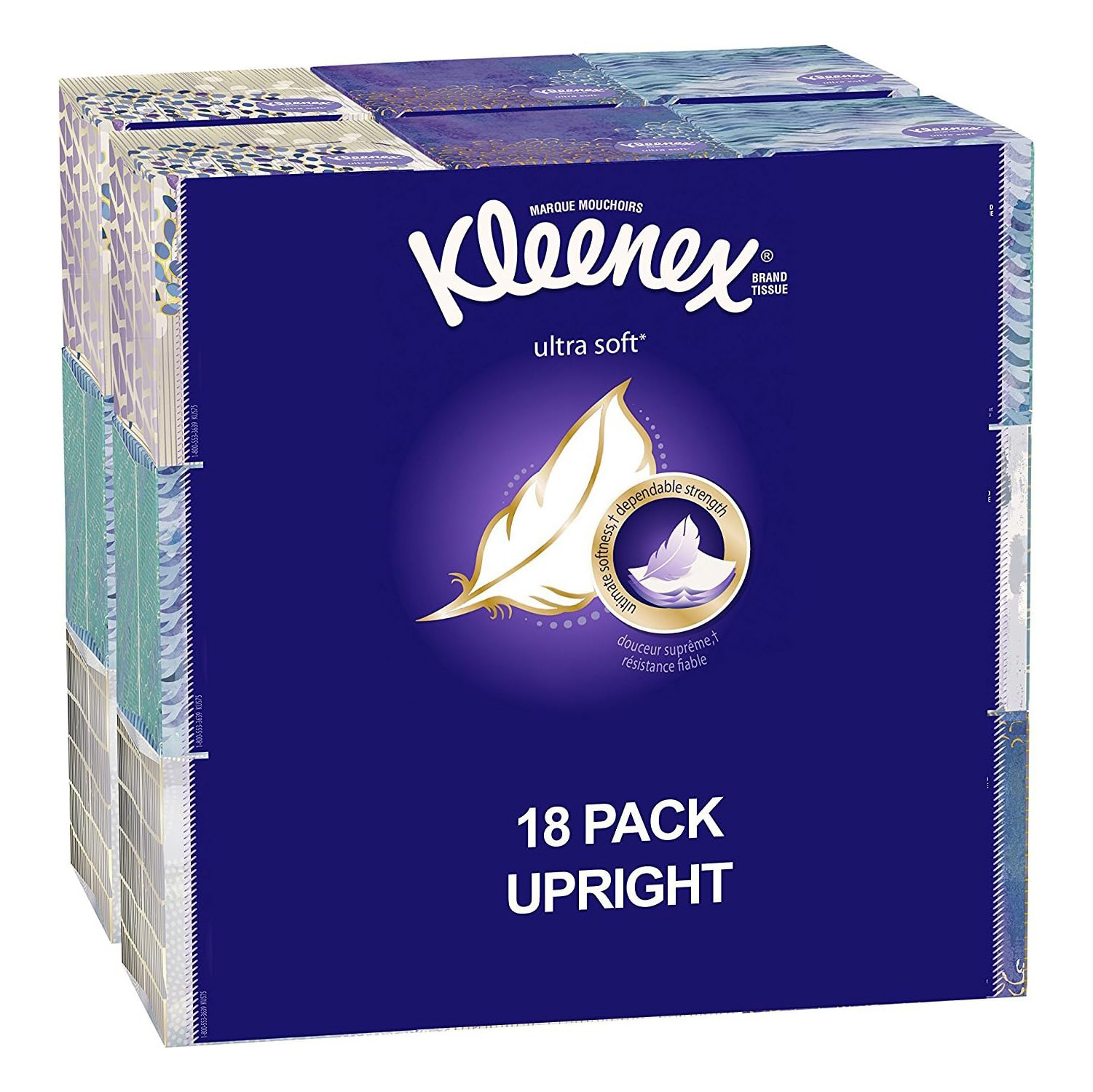 Kleenex Ultra Facial Tissue, 85 Count (Pack of 12)
