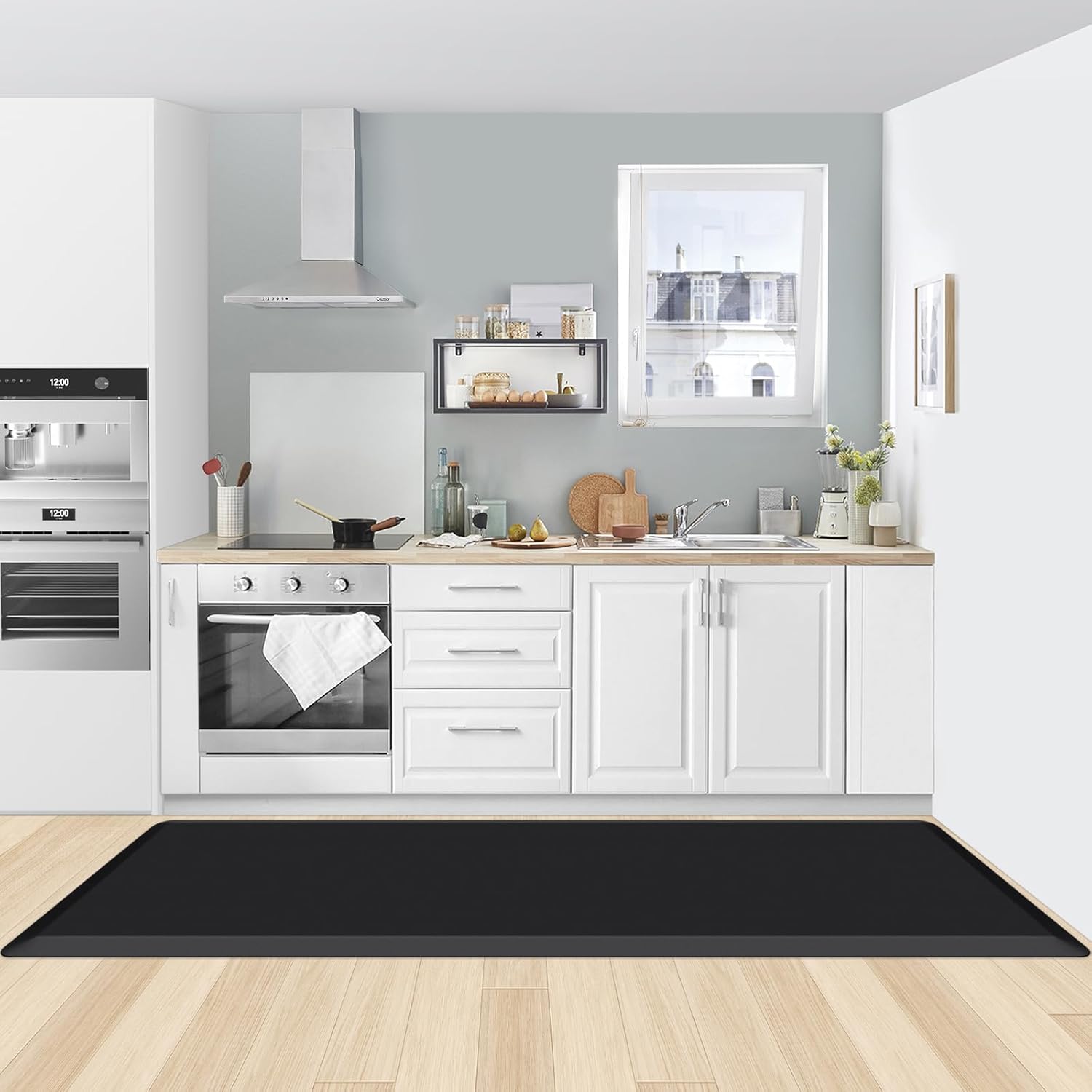 KitchenClouds Kitchen Mat Cushioned Anti Fatigue Rug 17.3