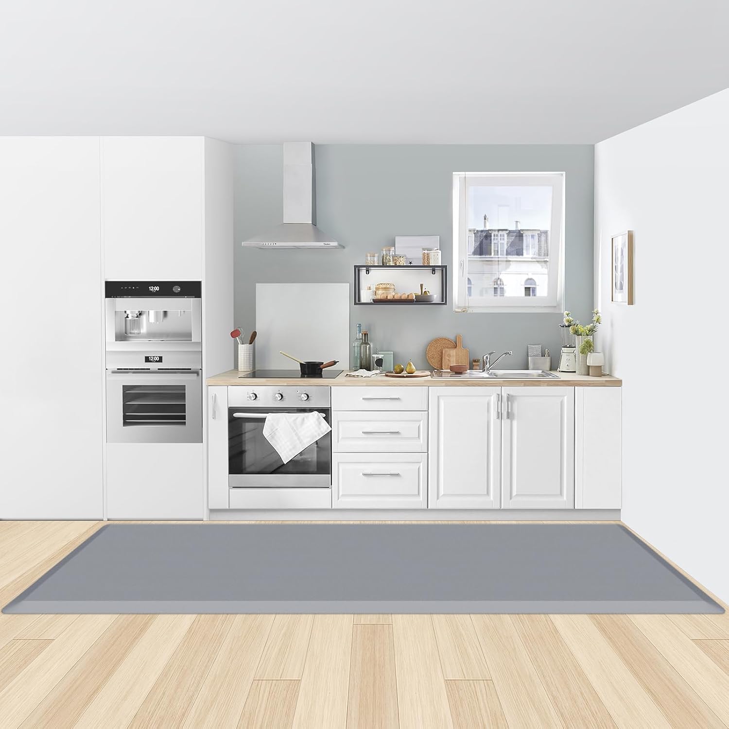 KitchenClouds Kitchen Mat Cushioned Anti Fatigue Rug 17.3