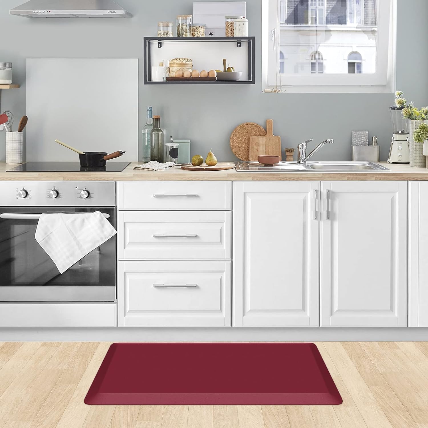 KitchenClouds Kitchen Mat Cushioned Anti Fatigue Rug 17.3