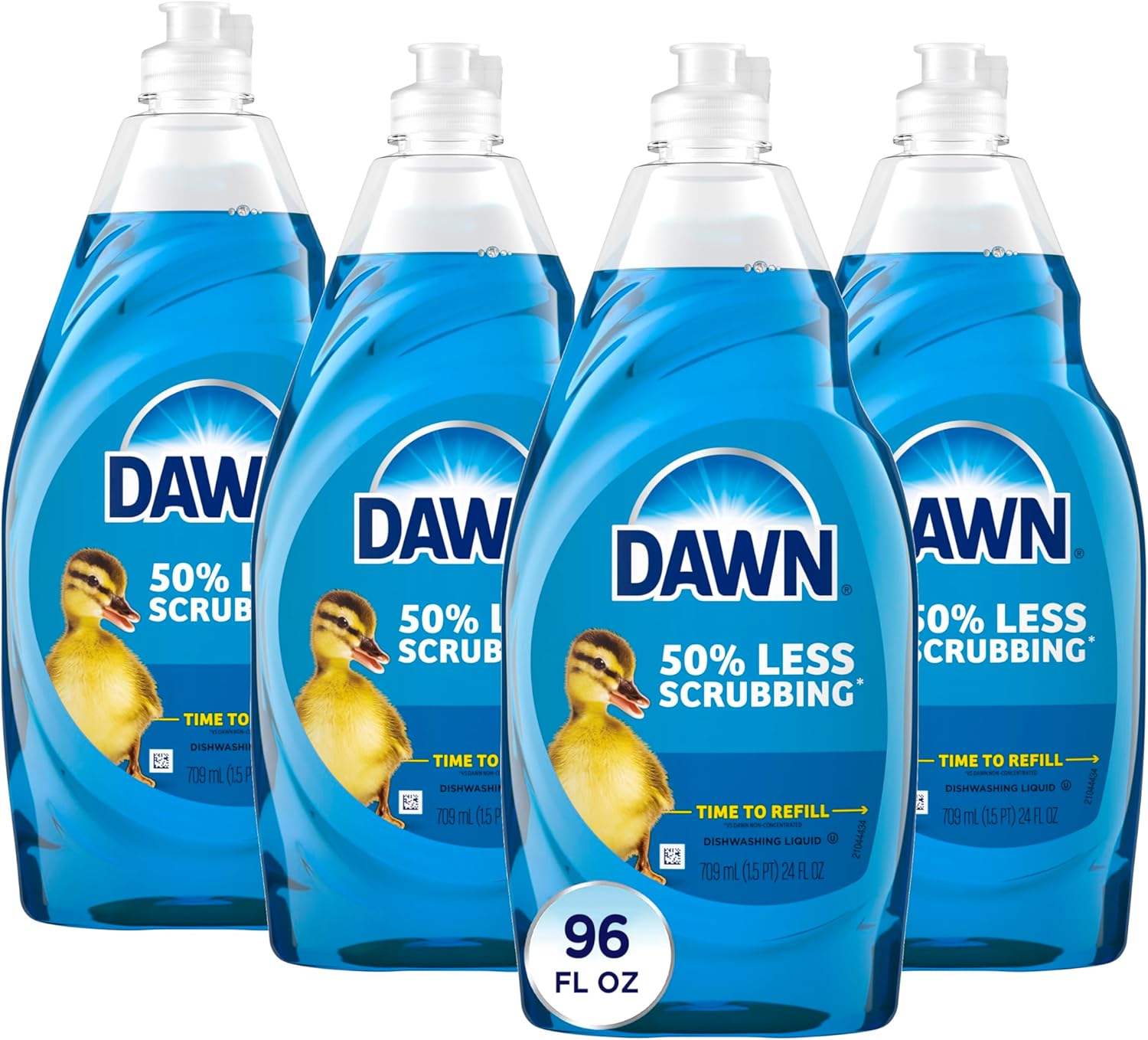 Dawn Ultra Dish Soap, Dishwashing Liquid, Original, 4x24 Fl Oz Bundle