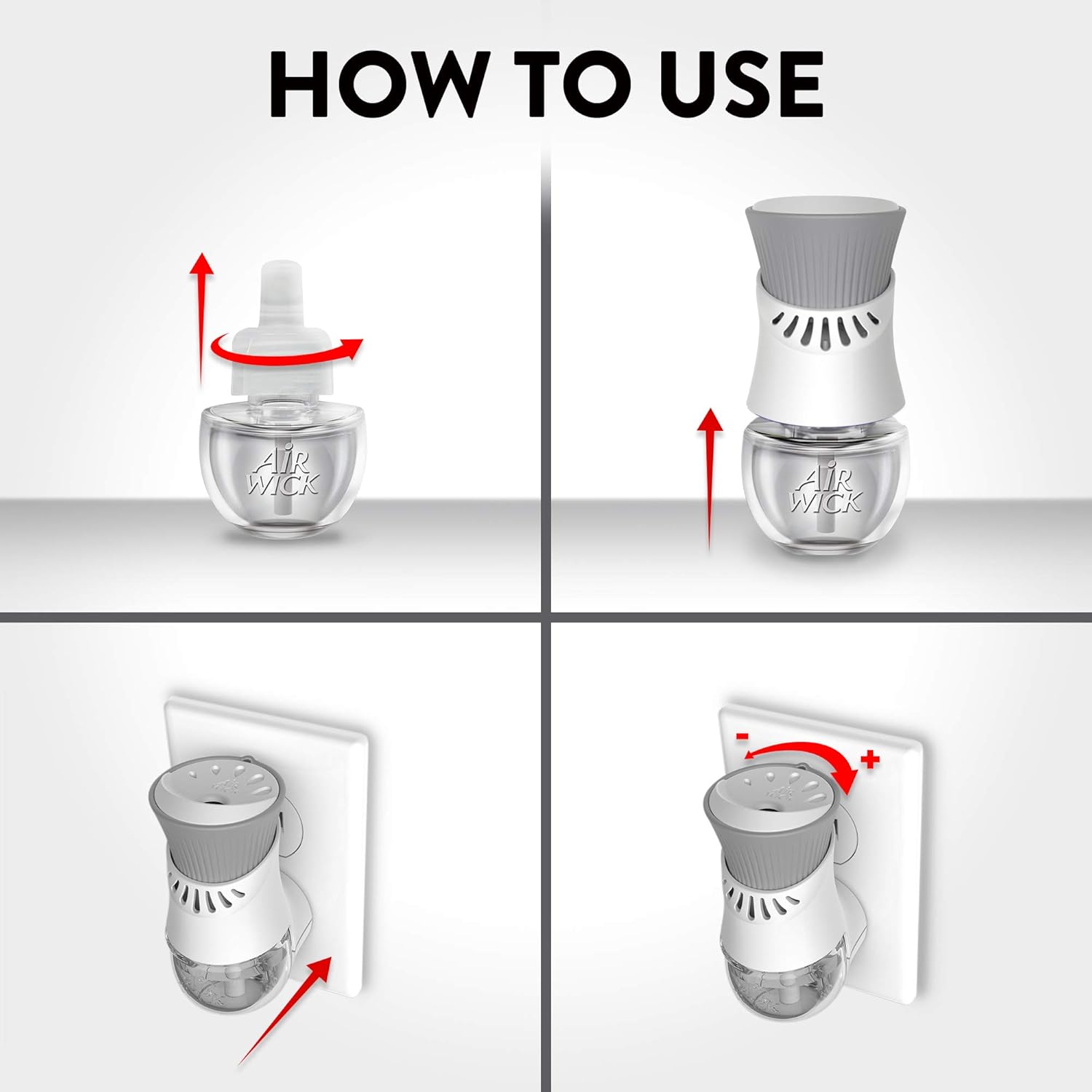 Air Wick Plug in Scented Oil Refill, 5 ct, Sandalwood , Air Freshener, Essential Oils