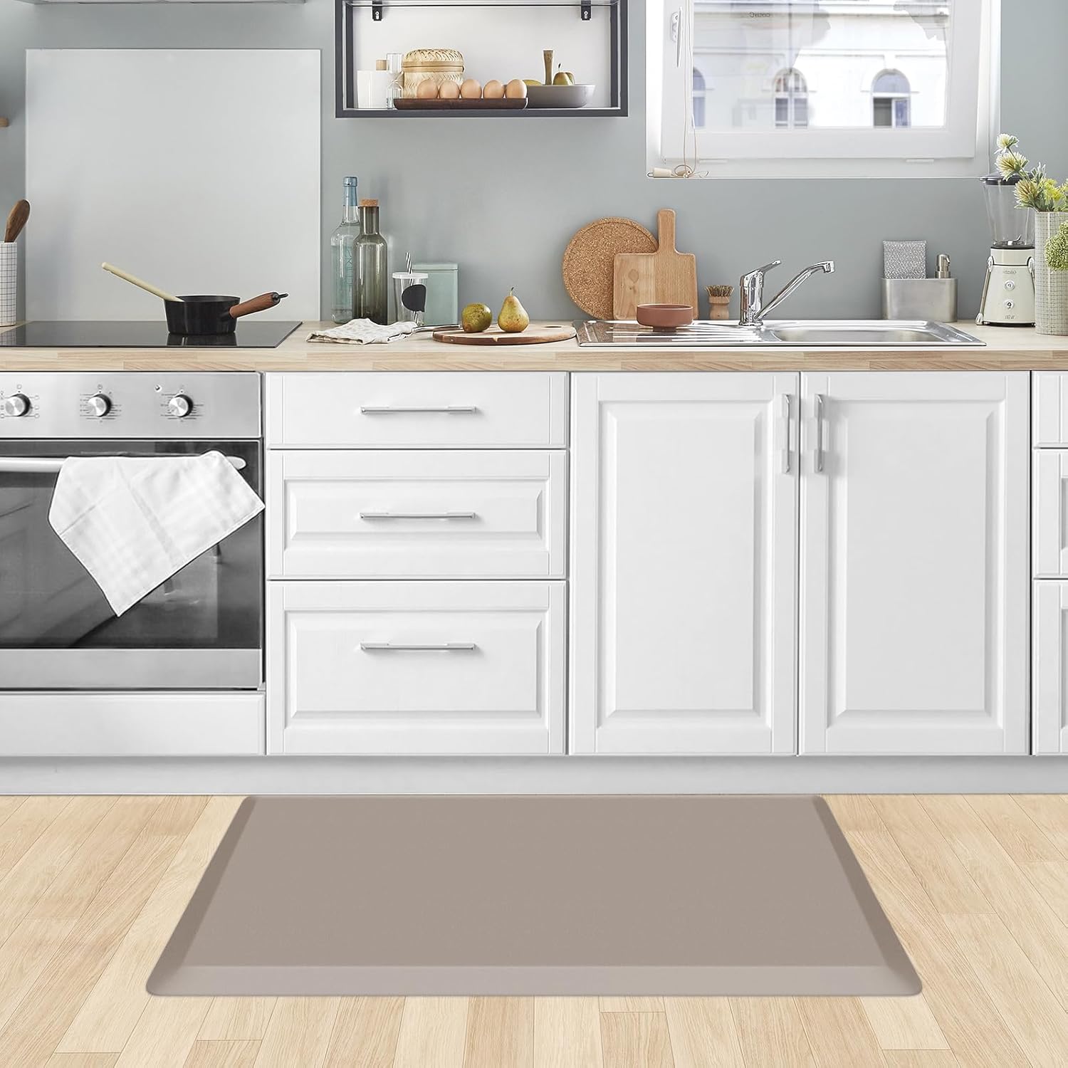 KitchenClouds Kitchen Mat Cushioned Anti Fatigue Rug 17.3