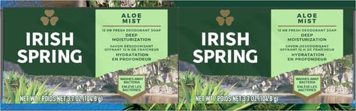 Irish Spring Bar Soap for Men, Original Clean, Smell Fresh and Clean for 12 Hours, Men Soap Bars for Washing Hands and Body, Mild for Skin, Recyclable Carton, 3.7 Ounce - 3 Count (Pack of 8)