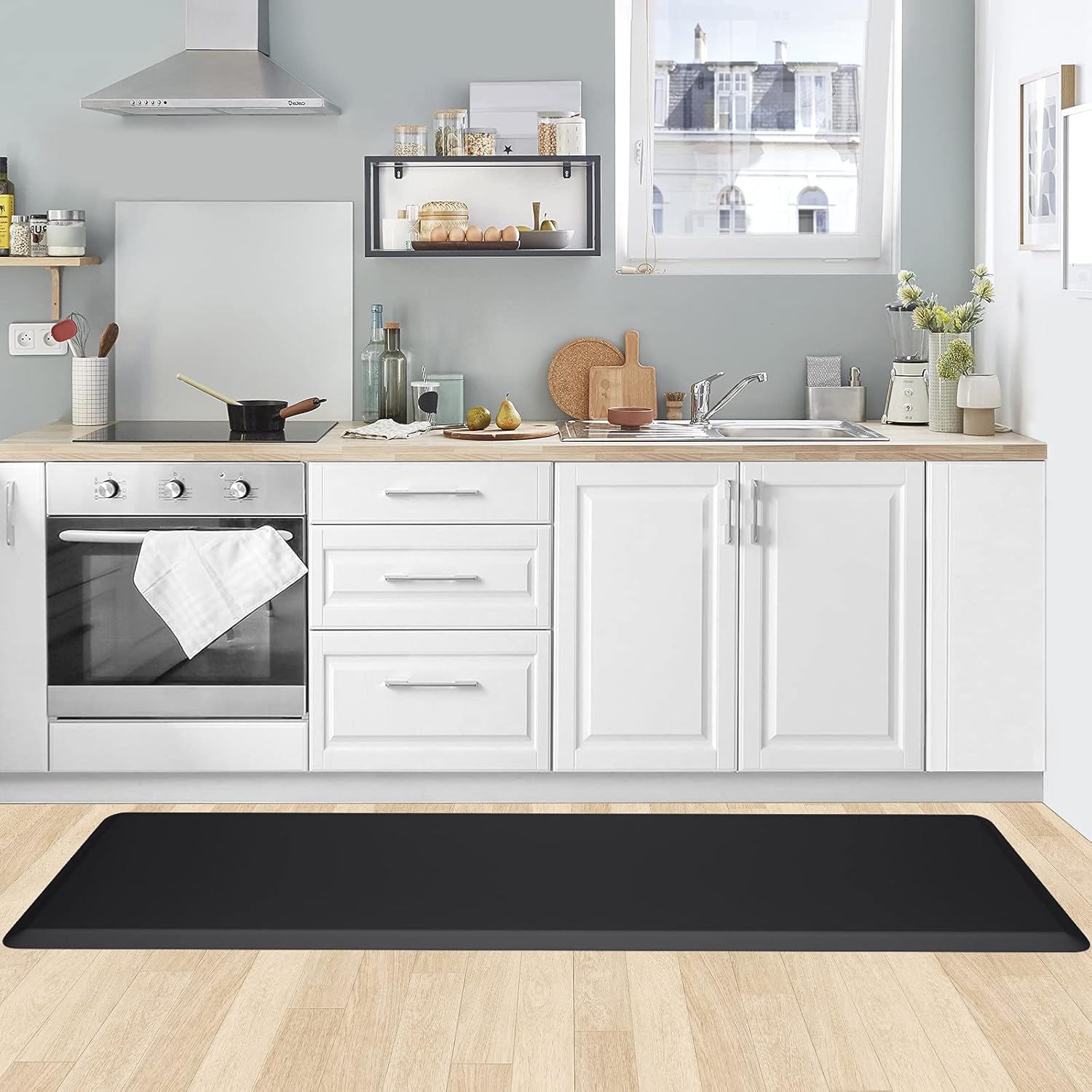 KitchenClouds Kitchen Mat Cushioned Anti Fatigue Rug 17.3