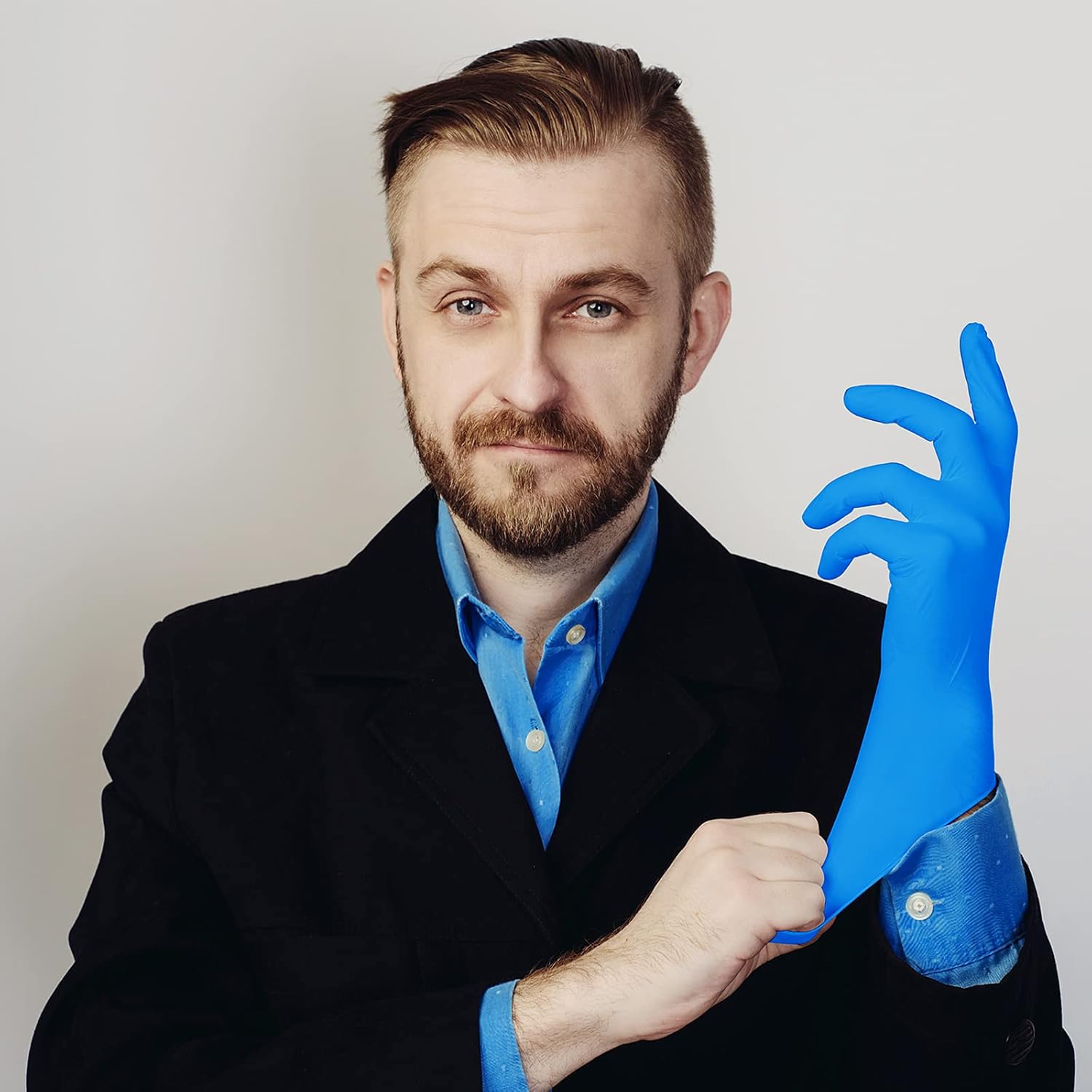 PEIPU Nitrile Exam Gloves Disposable Gloves，Powder Free, Cleaning Service Gloves, Latex Free