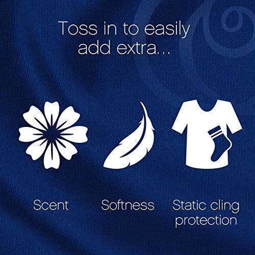 Downy Infusions Mega Dryer Sheets, Laundry Fabric Softener, CALM, Lavender and Vanilla Bean, 180 Count (3 box of 60 sheets)