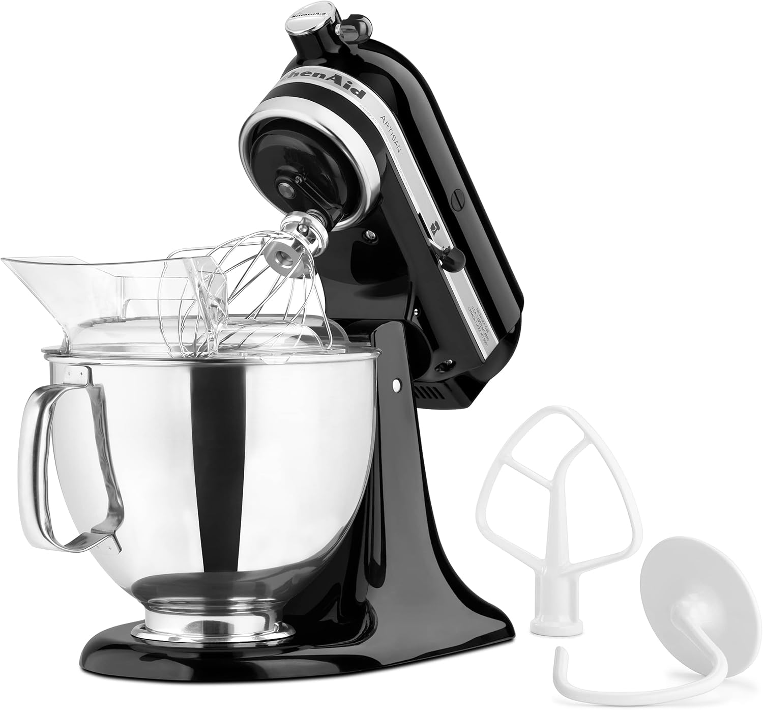KitchenAid Artisan Series 5 Quart Tilt Head Stand Mixer with Pouring Shield KSM150PS, Removable bowl, Aqua Sky