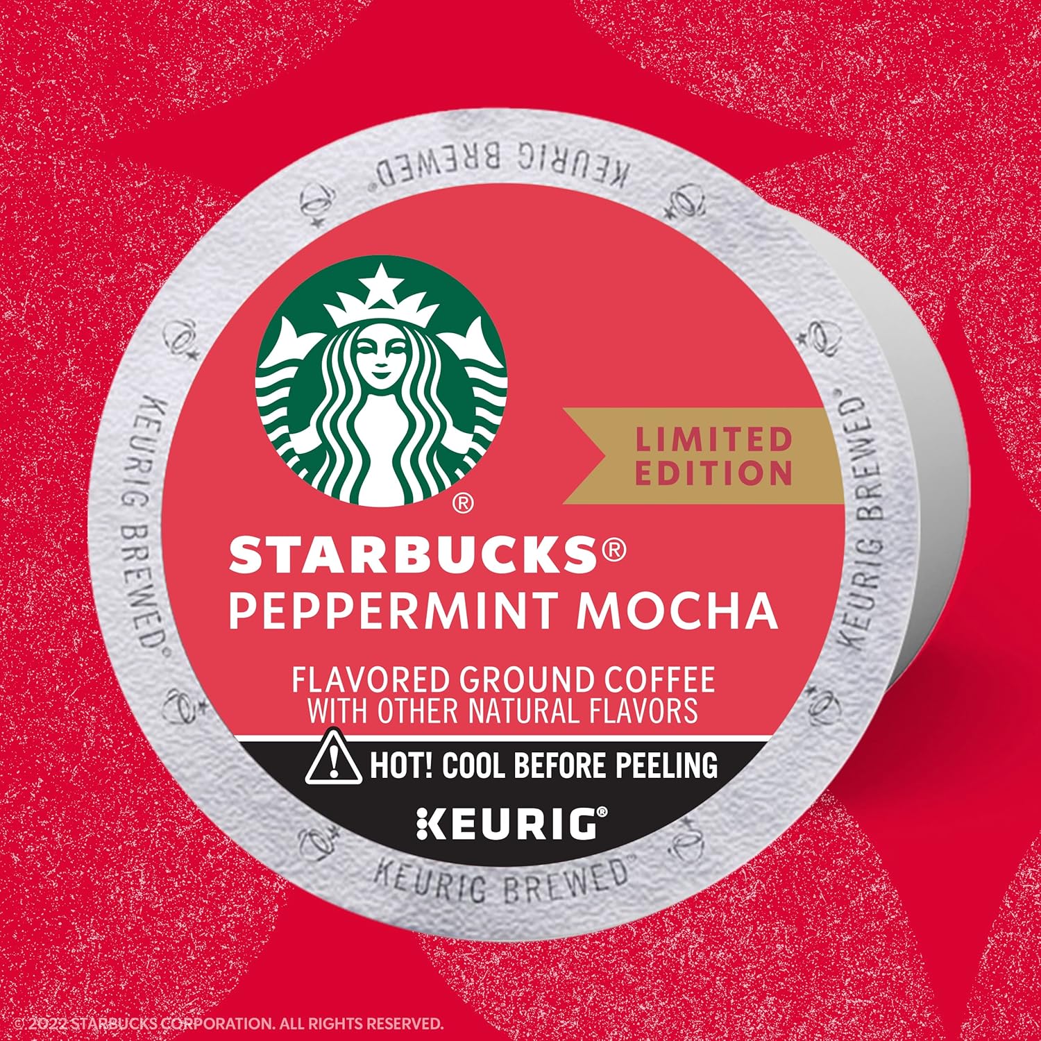 Starbucks K-Cup Coffee Pods, Starbucks Blonde Roast Coffee, Veranda Blend for Keurig Brewers, 100% Arabica, 6 boxes (60 pods total)