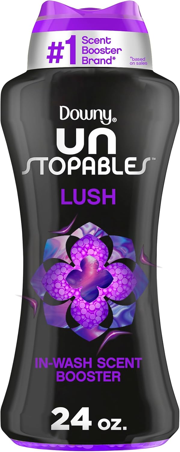 Downy Unstopables In Wash Scent Booster Beads, Fresh Scent, 24 oz, Downy Scent Booster Beads, Unstoppable Laundry Beads, Odor Protection
