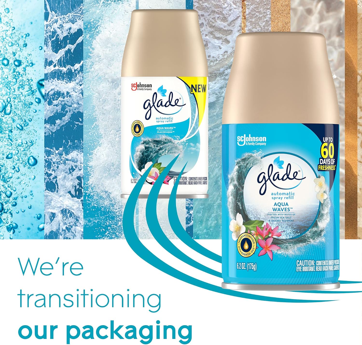 Glade Automatic Spray Air Freshener Refill, Scented Air Freshener for Home and Bathroom, Clean Linen, 6.2 Oz, 3 Count