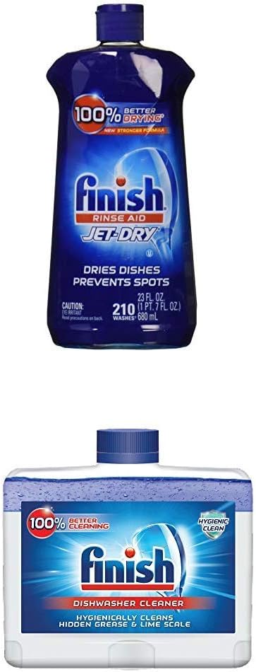 Finish Jet-Dry Rinse Aid, Dishwasher Rinse and Drying Agent, 23 fl oz, Packaging may vary