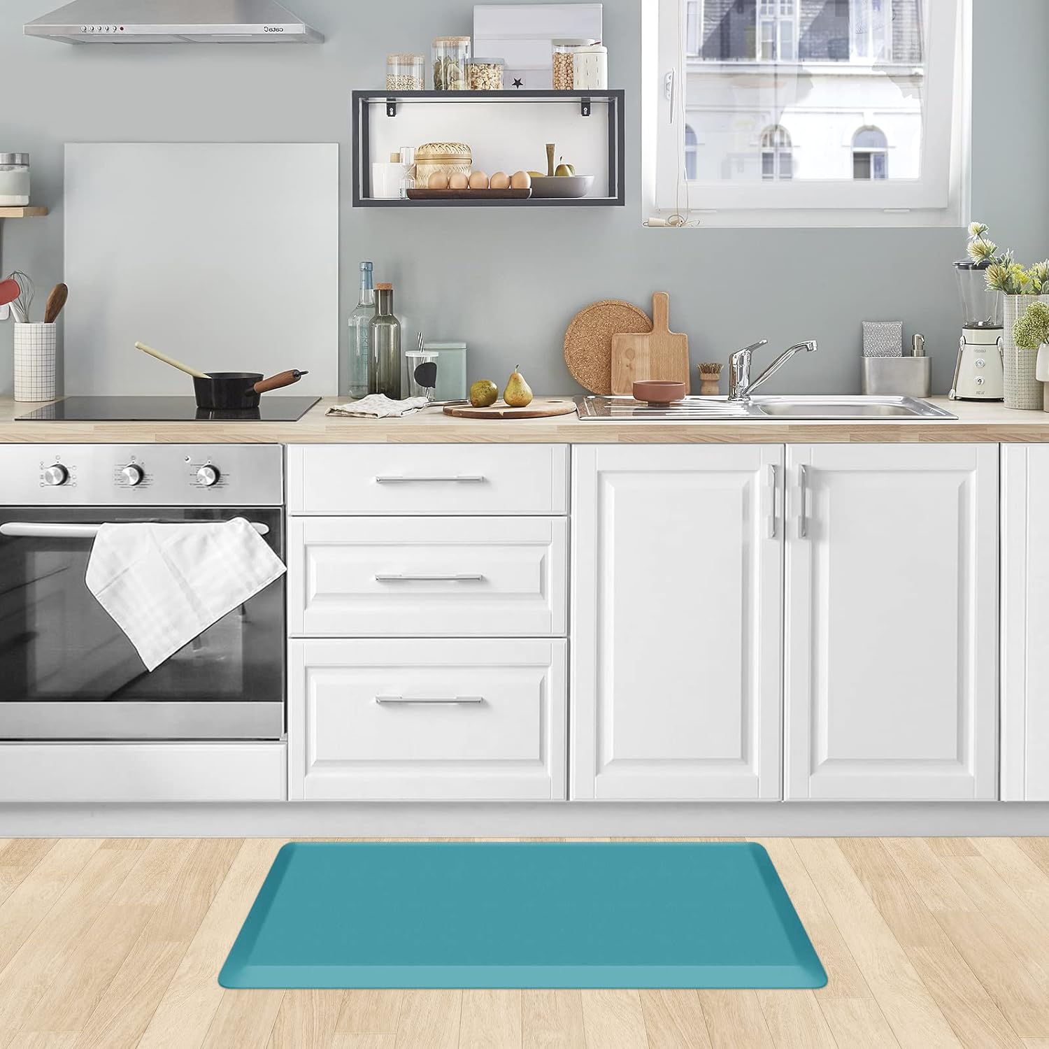 KitchenClouds Kitchen Mat Cushioned Anti Fatigue Rug 17.3