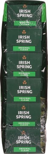 Irish Spring Bar Soap for Men, Original Clean, Smell Fresh and Clean for 12 Hours, Men Soap Bars for Washing Hands and Body, Mild for Skin, Recyclable Carton, 3.7 Ounce - 3 Count (Pack of 8)