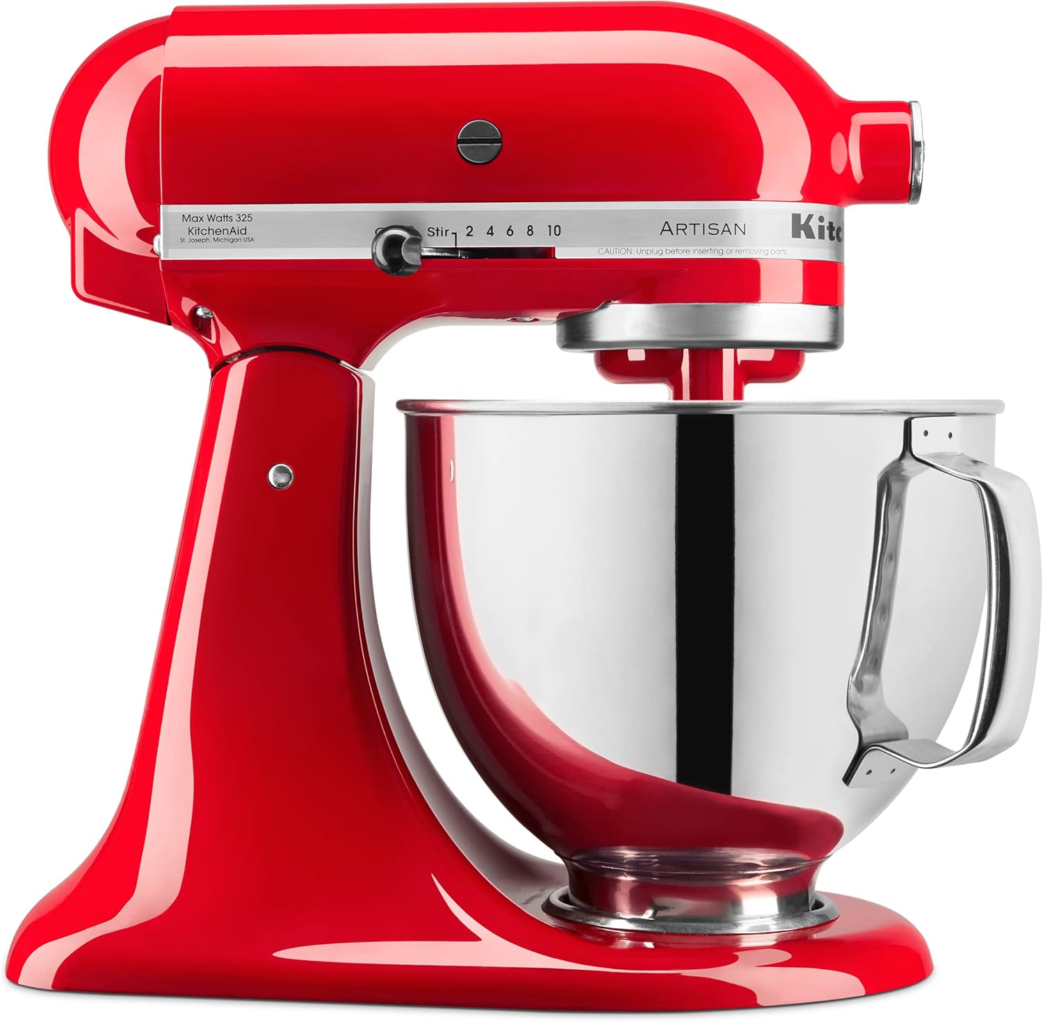 KitchenAid Artisan Series 5 Quart Tilt Head Stand Mixer with Pouring Shield KSM150PS, Removable bowl, Aqua Sky