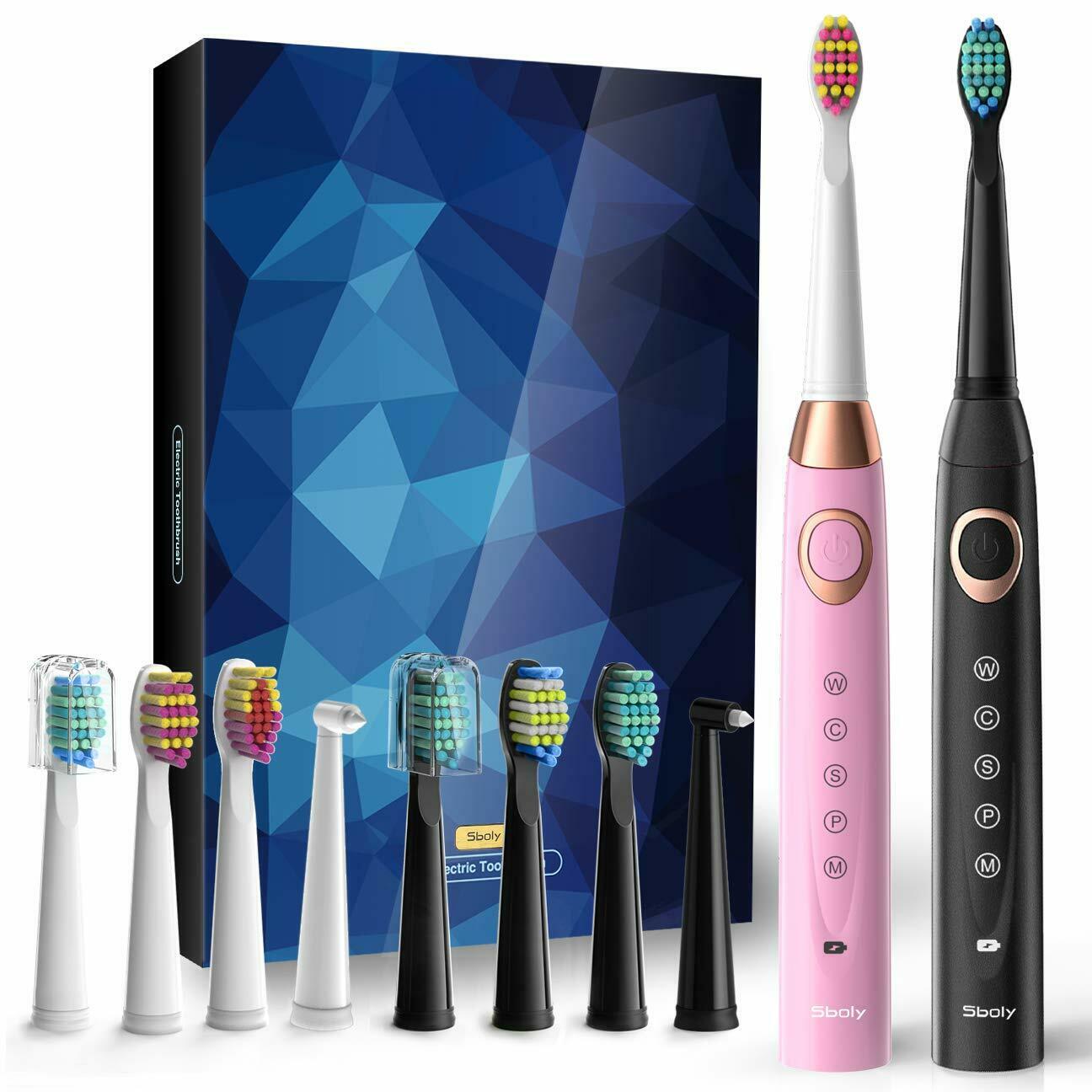 5 Mode Electric Toothbrush Sonic Rechargeable Smart Toothbrush