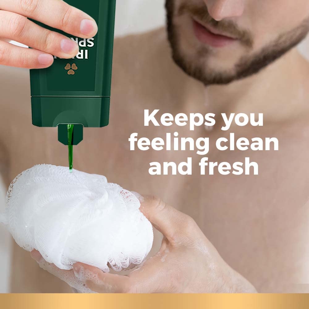 Irish Spring Mens Body Wash, Moisture Blast Body Wash for Men, Feel Fresh All Day, 30 Oz Pump Bottle