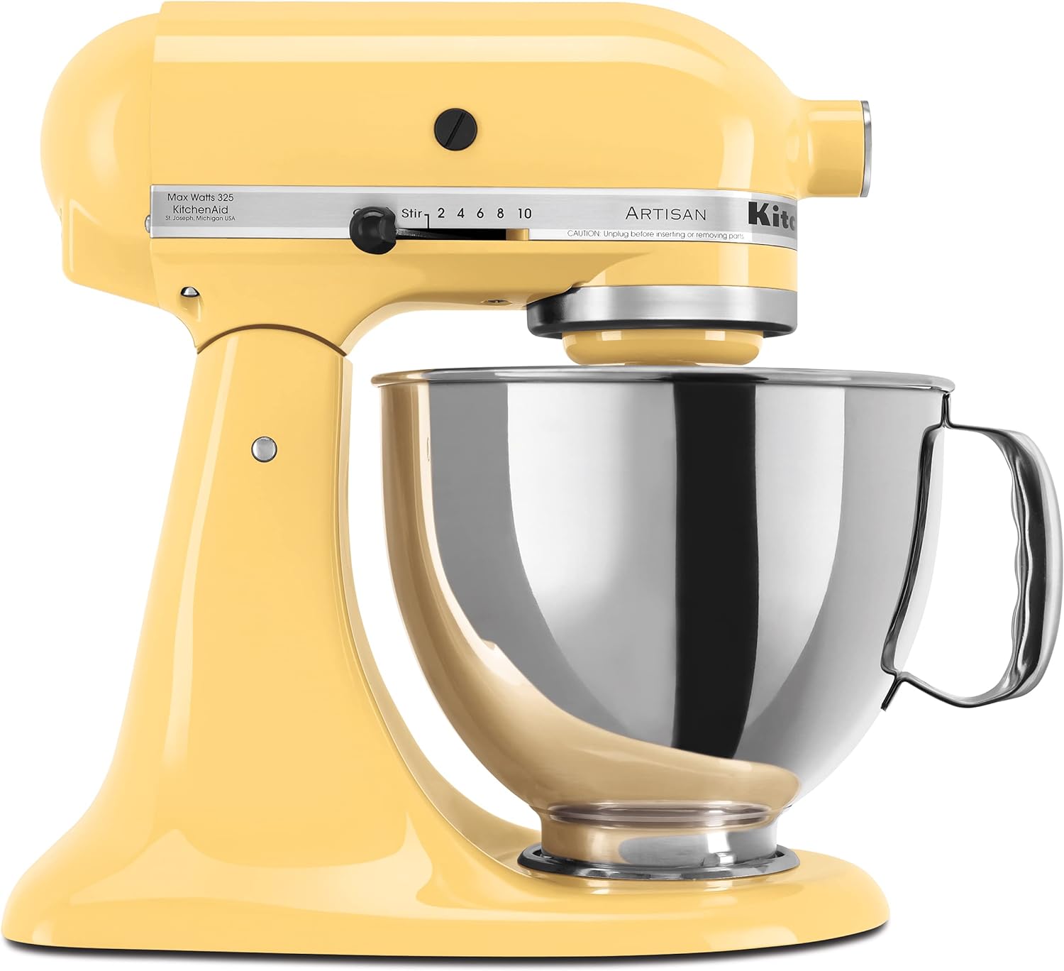 KitchenAid Artisan Series 5 Quart Tilt Head Stand Mixer with Pouring Shield KSM150PS, Removable bowl, Aqua Sky