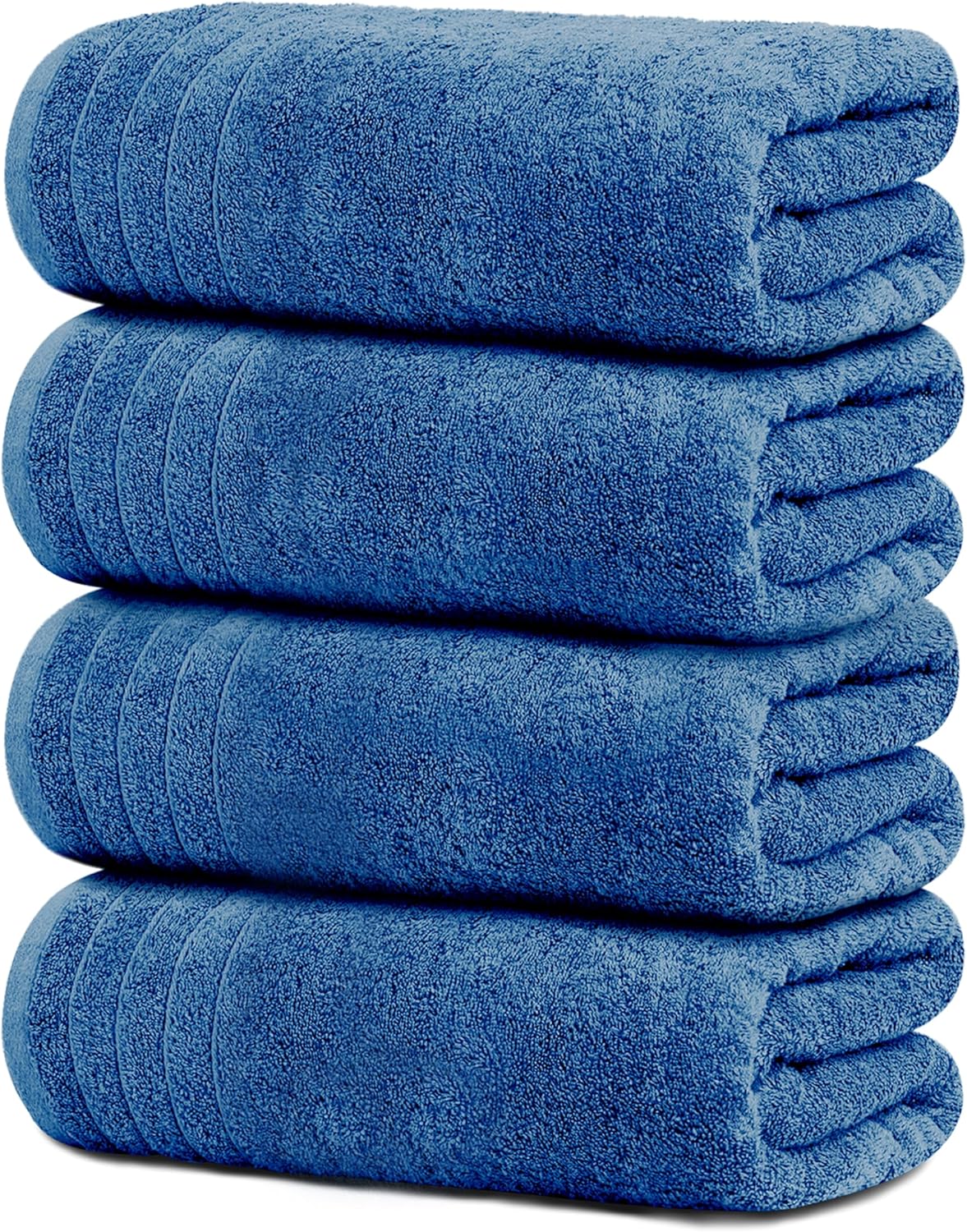 Tens Towels Extra Large Bath Towels 30 x 60 Inches, 100% Cotton, Larger & Lighter, Quicker to Dry, Lighter Weight, Super Soft and Absorbent, Perfect Bathroom Towels