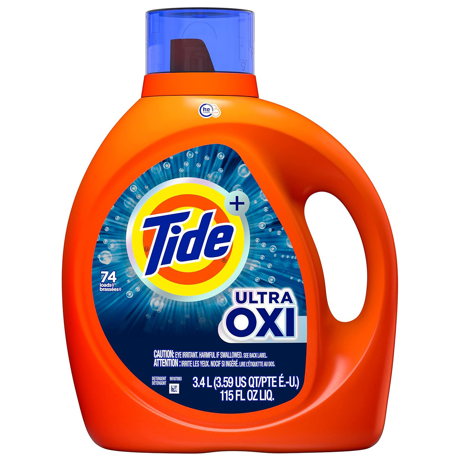 Tide Ultra Oxi Liquid Laundry Detergent, 59 Loads, 84 fl oz, HE Compatible