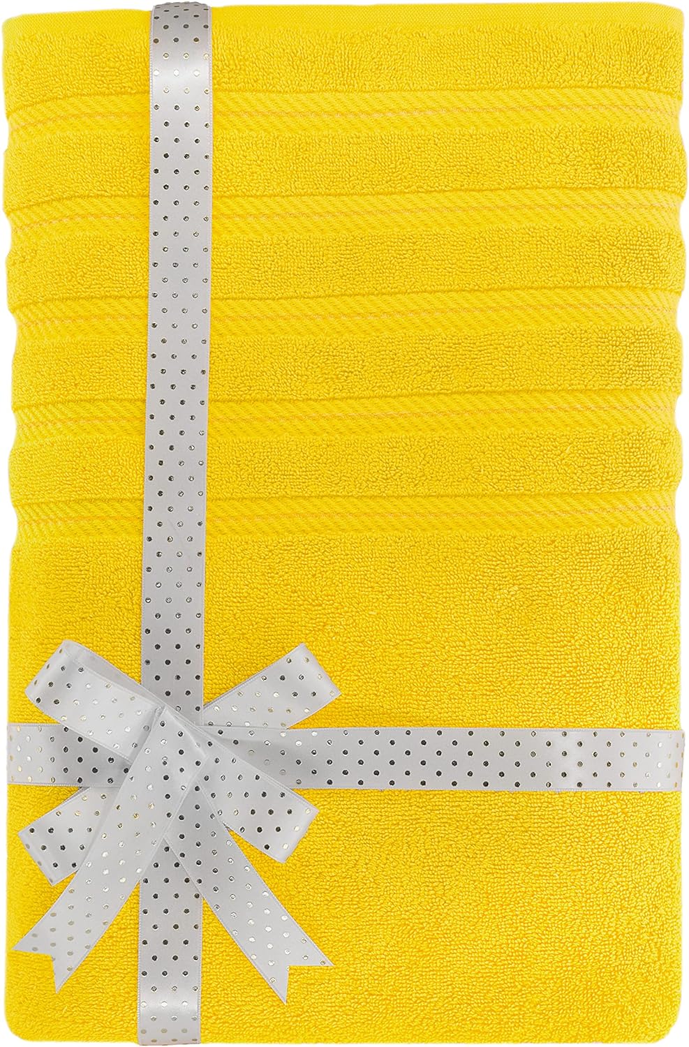 American Soft Linen Luxury 6 Piece Towel Set, 2 Bath Towels 2 Hand Towels 2 Washcloths, 100% Cotton Turkish Towels for Bathroom, Light Grey Towel Sets