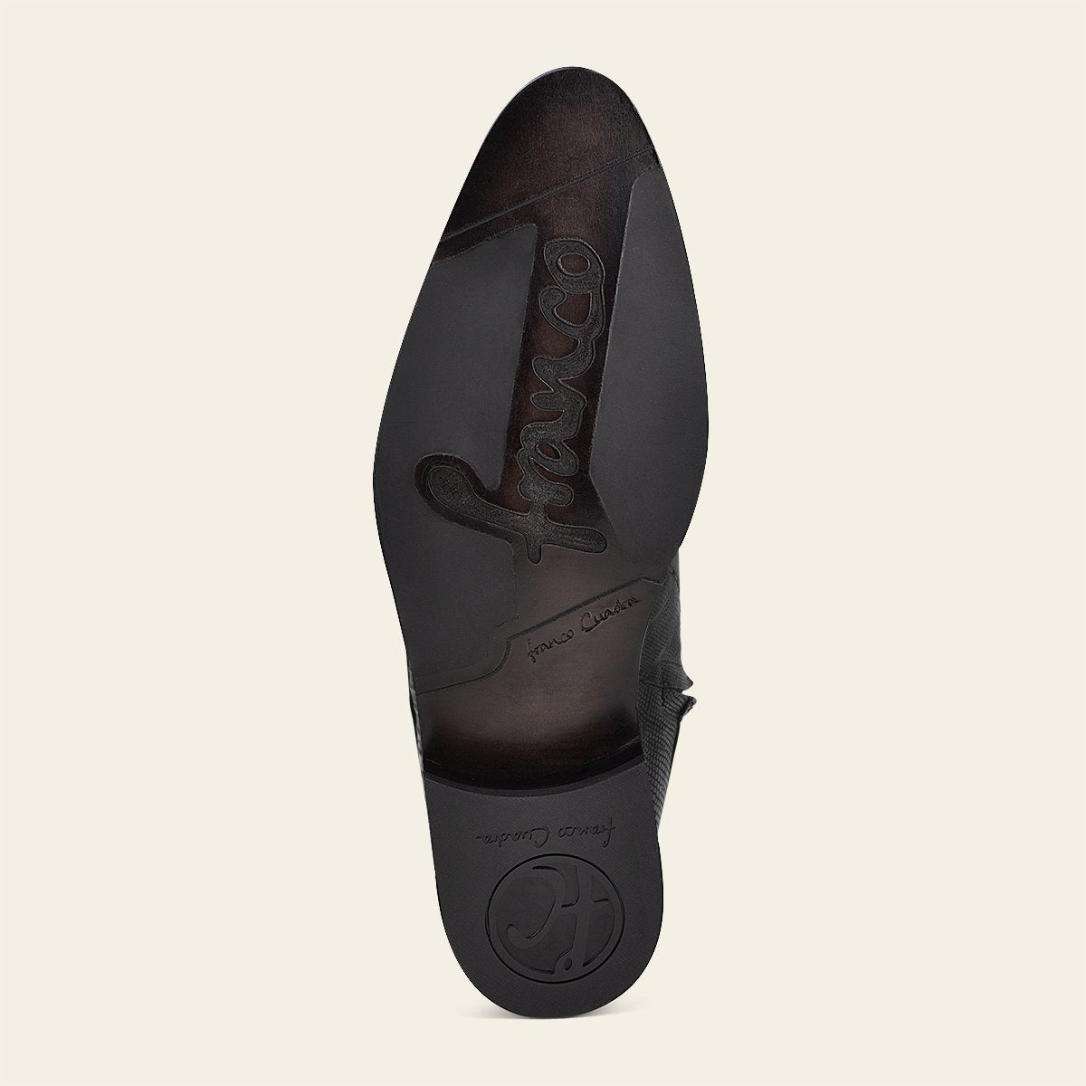 Bota de vestir en piel genuina de lizard.