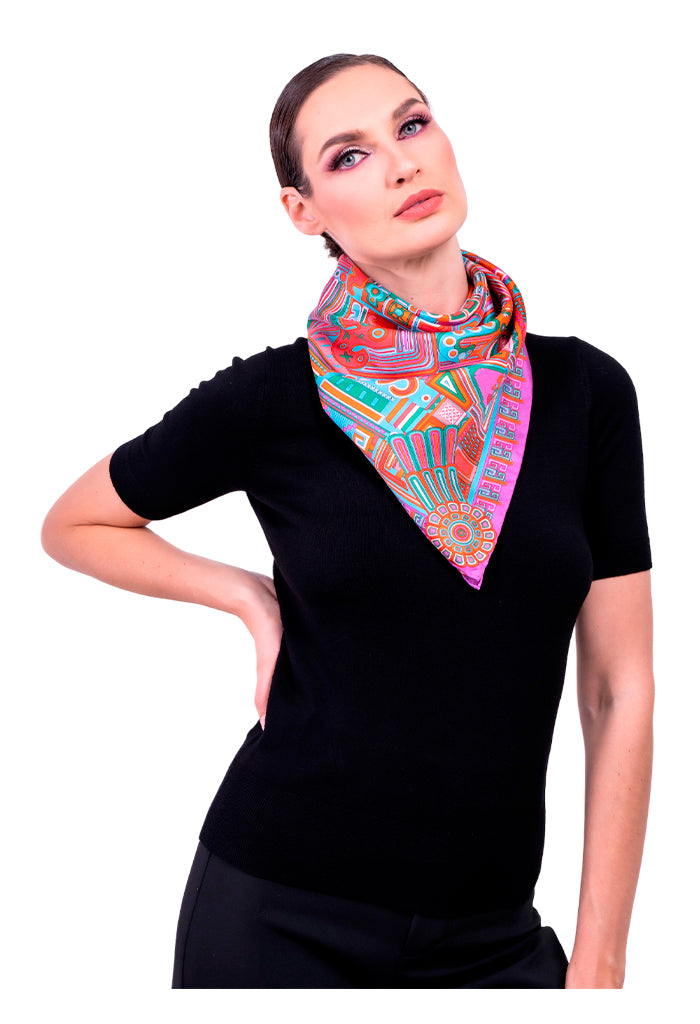 Mascada Ruta Puuc 90 cm