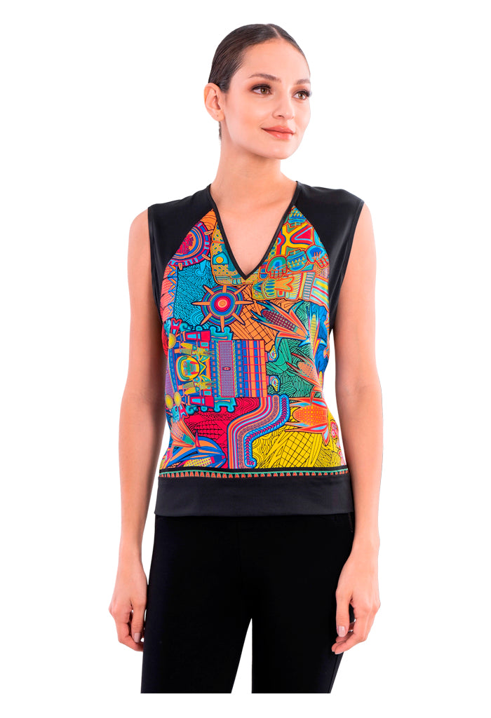 Blusa Caudal Diosas Mexicas Original
