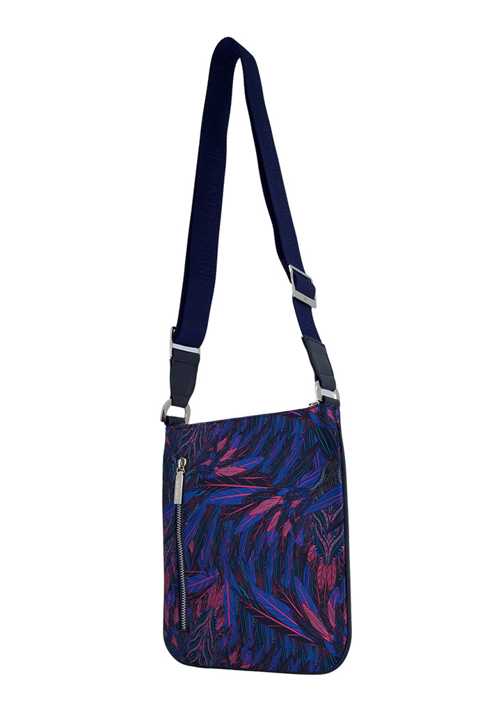 Bolsa Xiki Negro ��guila Real Mexicana Azul/Rosa