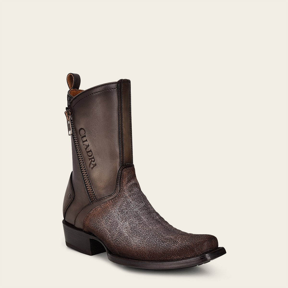 Bota en piel genuina de elefante