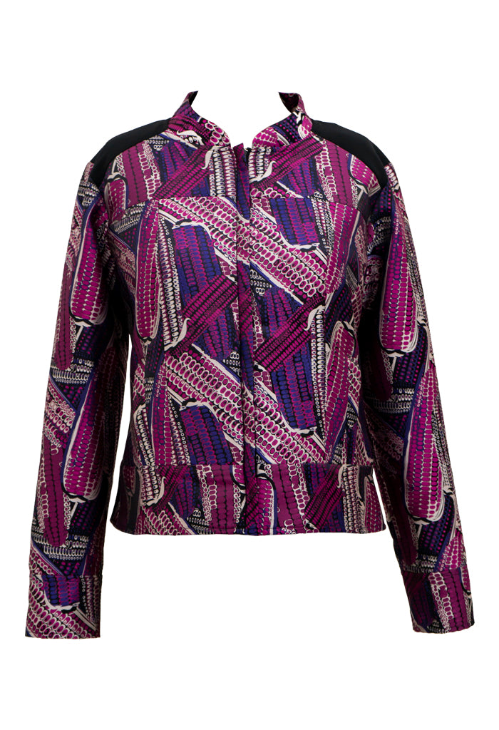 Chamarra Aak Mazorca Morado/Rosa