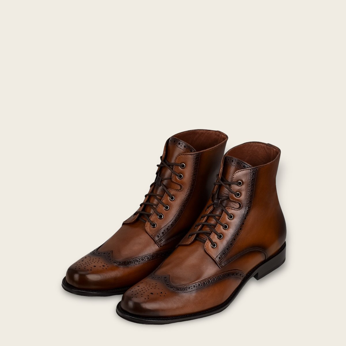 Botín para hombre con brocado