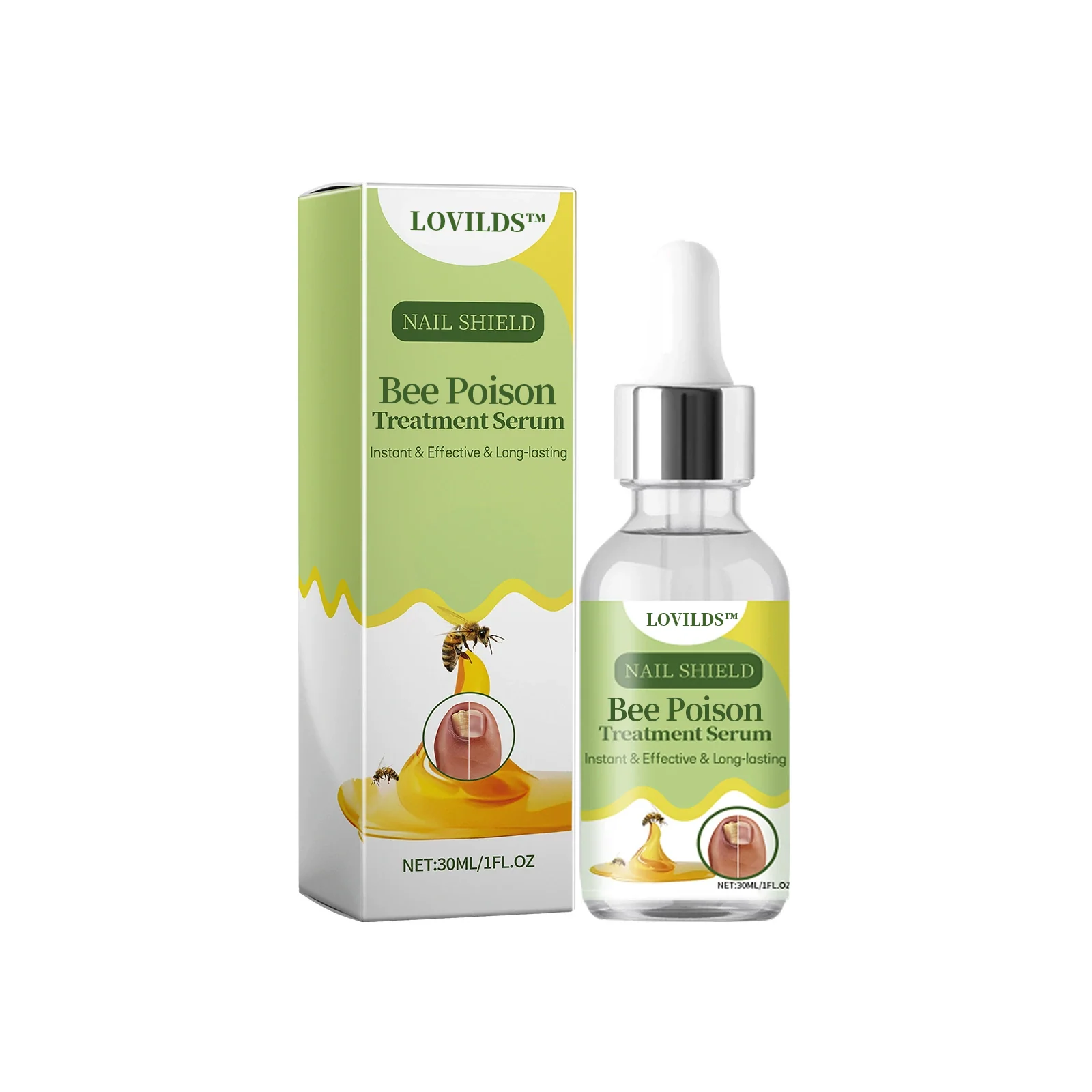 LOVILDSโข Nail Fungus Bee Poison Treatment Serum ๐ฅ ๐ฅ๐ฅ ๐ฅ๐ฅ ๐ฅ