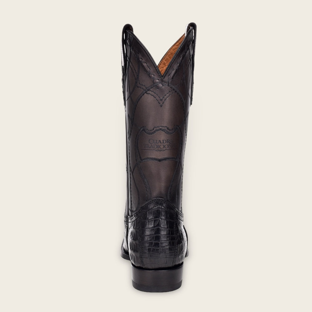 Bota Cuadra Tradicional De Piel de Fuscus