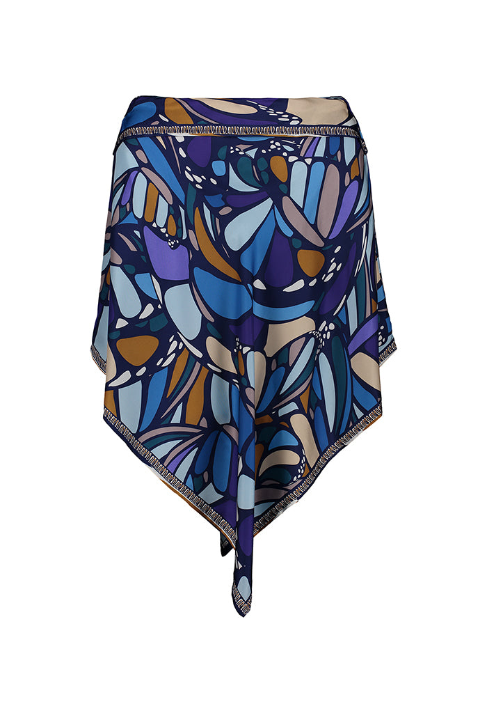 Poncho Mariposa Abstracta