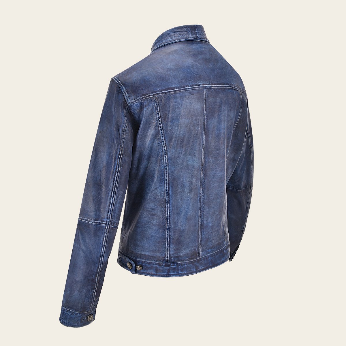 Chamarra Para Caballero En Piel Genuina.