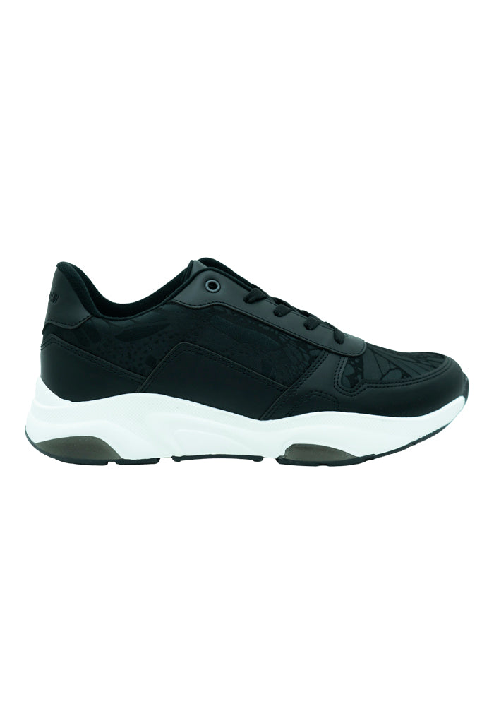 Tenis Beel Hombre Mariposa Vitral Negro/Gris