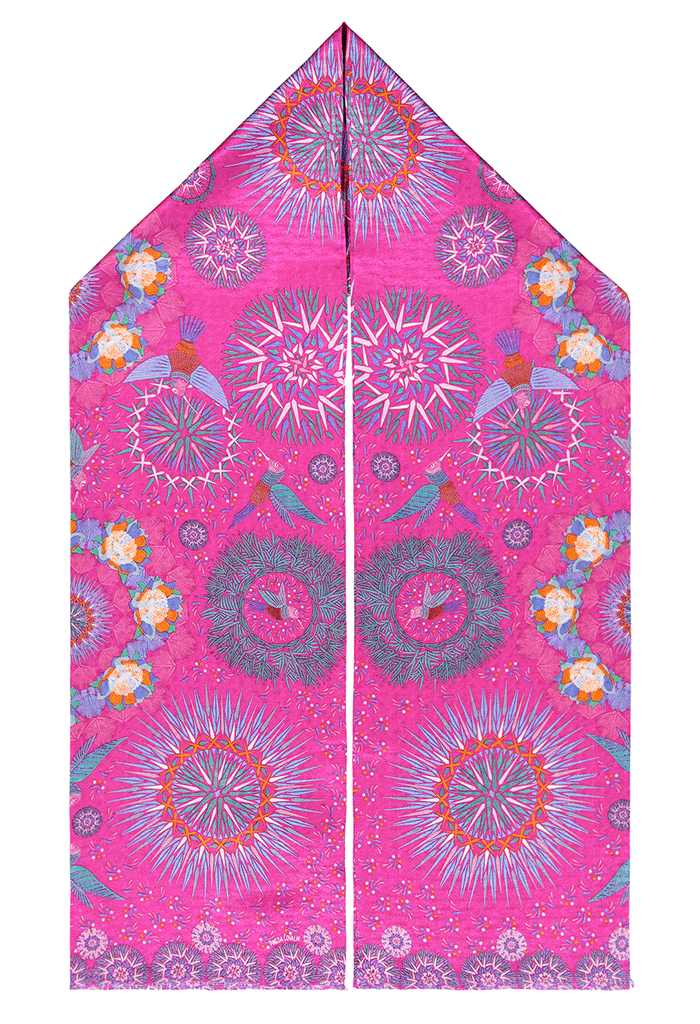 Bufanda Doble Vista Colibr��